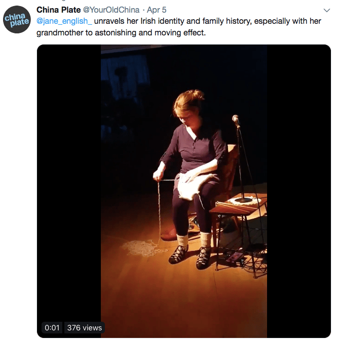 Jane English unravels her Irish identity and family history, especially her grandmother, to astonishing and moving effect"